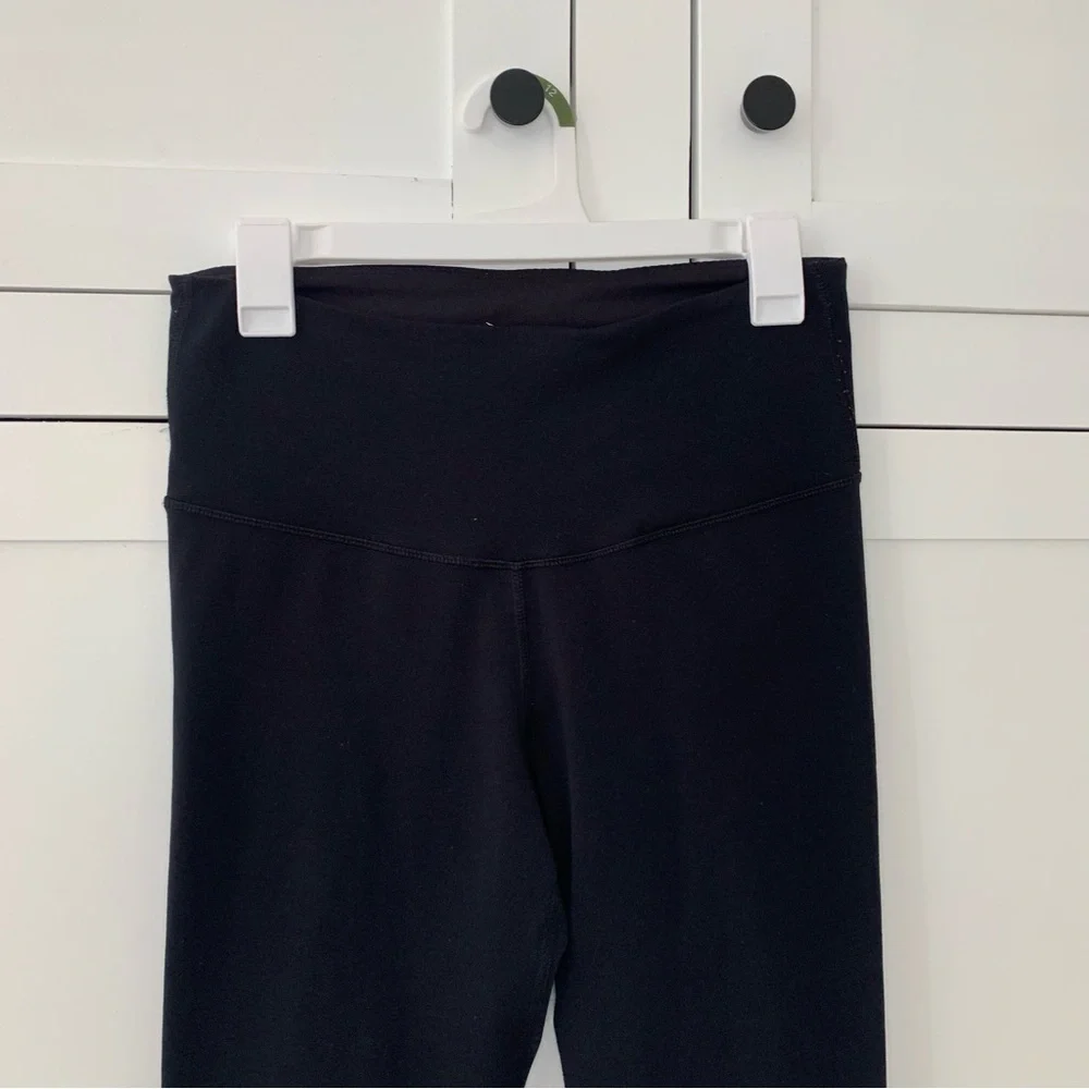 Old Navy Black Pink Run Rest Repeat High Rise Leggings Size Medium